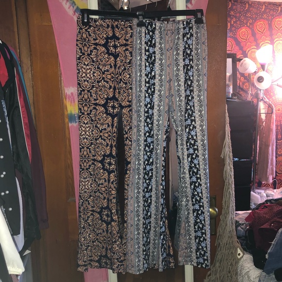 Forever 21 Pants - ⚡️BUNDLE- 2 pairs soft boho flare pants⚡️